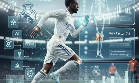 Real Madrid giảm thiểu chấn thương nhờ trí tuệ nhân tạo