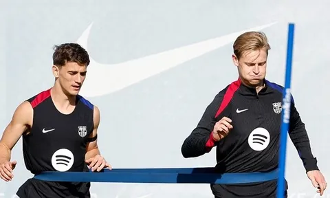 Barcelona gặp khó khăn khi thiếu Gavi, Balde và De Jong
