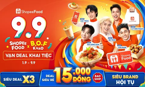Nạp năng lượng cho năm học mới cùng loạt deal ShopeeFood 9.9