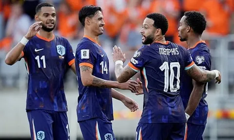 Depay lập cú đúp, Hà Lan thắng nghẹt thở Lithuania 3-2