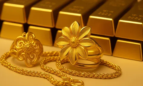 Bảng giá vàng 9999 24K 18K SJC DOJI PNJ hôm nay 8/9/2025