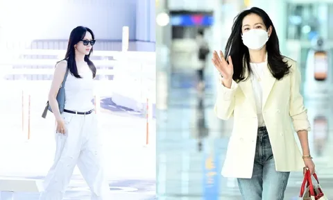 Yêu thích phong cách tối giản, chị em nên tham khảo phong cách thời trang của Son Ye Jin