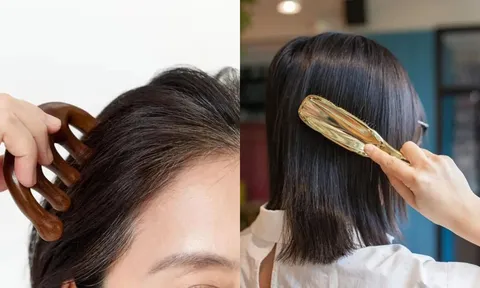 Cách chải đầu trước khi ngủ giúp giảm căng thẳng, giảm rụng tóc, kích thích mọc tóc