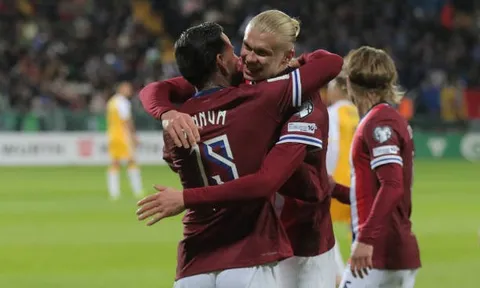 Erling Haaland gieo rắc kinh hoàng, Na Uy hủy diệt Moldova 11-1