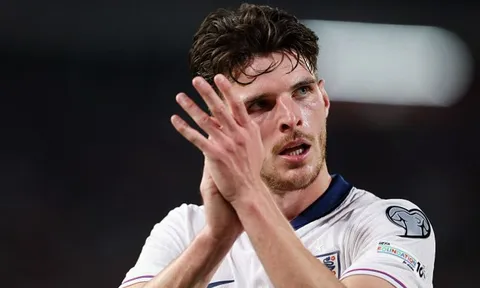 Declan Rice hết lời ca ngợi tân binh tuyển Anh sau trận thắng Serbia