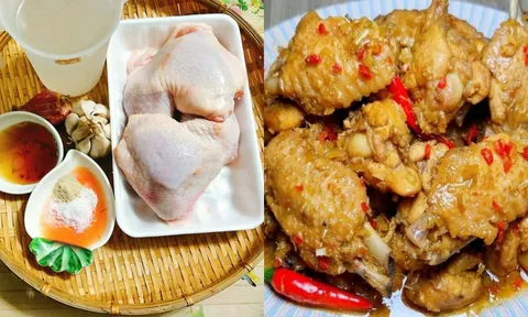 Cách làm gà kho nước dừa đậm đà béo thơm, ngon hơn cả ngoài hàng