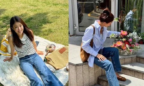 10 cách phối quần jeans vừa hack tuổi vừa sang chảnh cho nàng U40