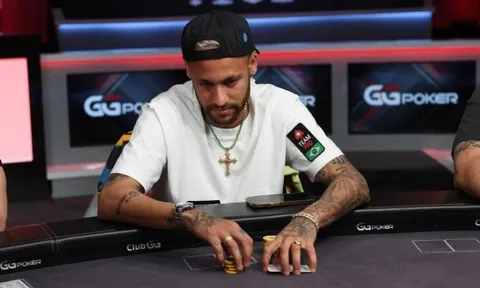 Neymar thất bại tại giải poker online