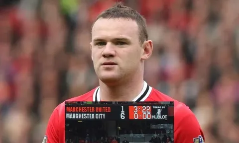 Rooney đi "quẩy" với sao Man City sau thảm bại 1-6 ở derby Manchester