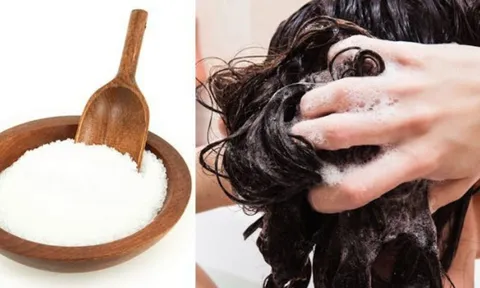 Cách gội đầu bằng muối muối giúp tóc chắc khỏe, giảm gãy rụng, tóc con mọc tua tủa