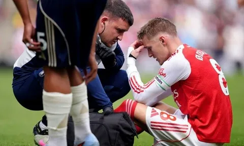 Arteta xác nhận Odegaard tái phát chấn thương