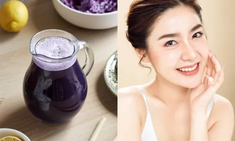 Loại rau màu tím làm trắng da, giảm rụng tóc cực hiệu quả