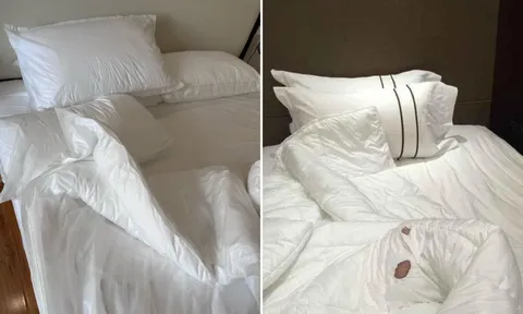 Nhận phòng khách, làm ngay việc này để kiểm tra ga giường sạch hay bẩn