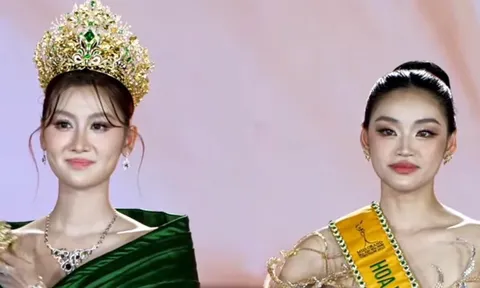 Tân Hoa hậu Miss Grand Vietnam 2025 vừa đăng quang đã gây tranh luận về nhan sắc, Quế Anh cũng bị réo tên
