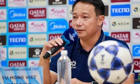HLV Vũ Hồng Việt tự tin giành chiến thắng trong trận ra quân AFC Champions League Two
