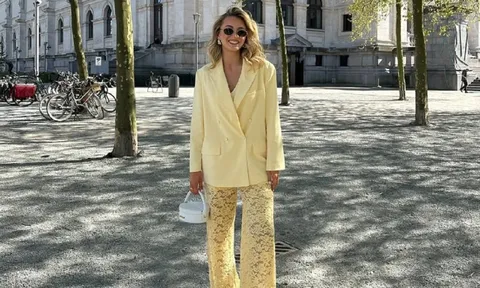 4 cách mix quần ren xịn sò đẹp chẳng kém các fashionista