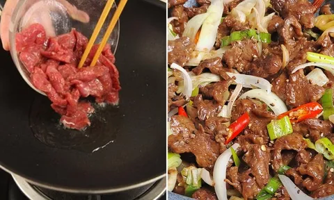 4 mẹo xào thịt bò mềm ngọt, để nguội vẫn ngon, không bị dai