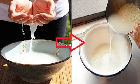Nước vo gạo đừng vội đổ đi: Giữ lại công dụng tuyệt vời cả nam và nữ đều cần