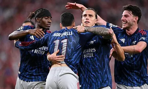 Arteta thay người tài tình, Arsenal thắng trận mở màn Champions League
