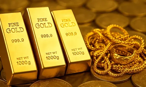Bảng giá vàng 9999 24K 18K SJC DOJI PNJ hôm nay 17/9/2025