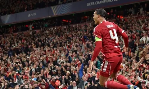 Van Dijk ghi bàn phút 90+2, Atletico gục ngã đau đớn tại Anfield