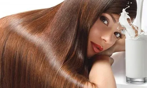 4 cách dùng sữa tươi kích thích tóc con mọc tua tủa, hết sạch gàu