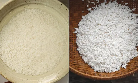 Vì sao phải ngâm gạo nếp qua đêm trước khi đồ xôi?