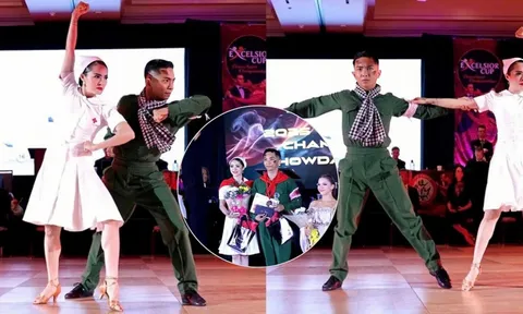 “Nổi da gà” với tiết mục giúp Phan Hiển – Thu Hương giành Huy chương Đồng Thế giới tại Mỹ