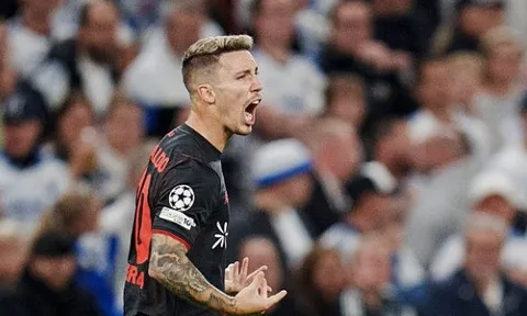 Grimaldo sút phạt đẳng cấp, Leverkusen giành 1 điểm kịch tính tại Champions League