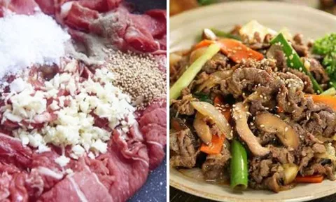 Cách ướp thịt bò mềm, ngon, đừng chỉ cho muối: Thêm 1 thứ này là mềm nhanh, đậm đà
