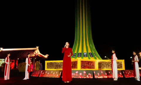 Hồ Ngọc Hà hát trong mưa tưởng nhớ các anh hùng liệt sĩ