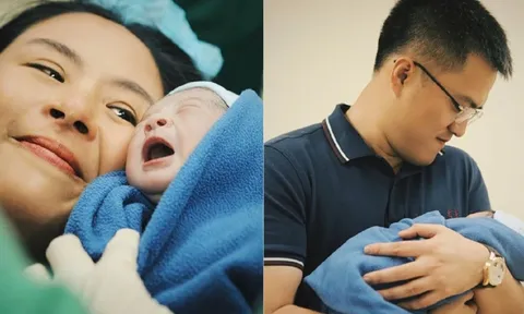 Hoa hậu Ngọc Hân sinh con trai đầu lòng, gặp hiện tượng y khoa hiếm xảy ra