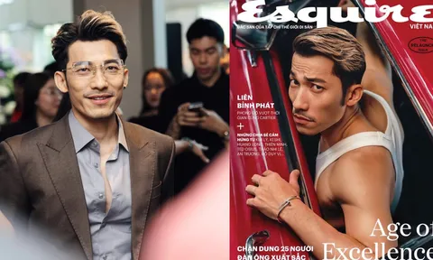 Liên Bỉnh Phát đón tin vui đặc biệt khi trở thành gương mặt mở màn cho Esquire Việt Nam