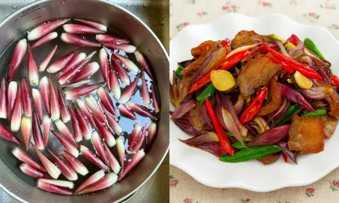 Ăn một lần là nhớ mãi: Loại rau tím vừa ngon vừa bổ, dân sành ăn coi như báu vật trên mâm cơm
