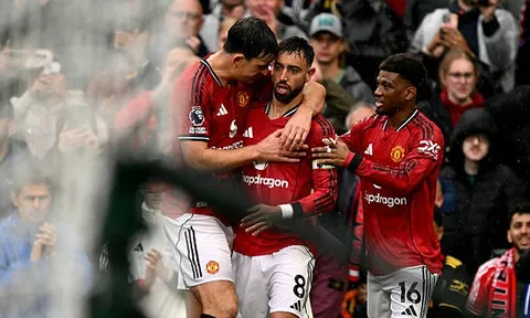 Chấm điểm Man Utd: Lịch sử gọi tên Bruno Fernandes; 2 bộ mặt của Casemiro