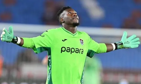 Andre Onana kiến tạo, Trabzonspor giành 1 điểm quý giá trước Gaziantep FK