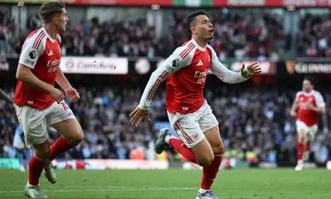 Martinelli hé lộ bí quyết bàn thắng vào phút bù giờ trước Man City