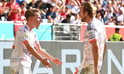 Lennart Karl kiến tạo, ra mắt ấn tượng trong đội hình Bayern