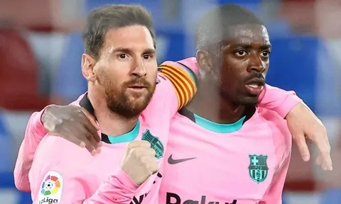Messi chúc mừng Dembele đoạt QBV 2025