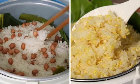 Cách nấu xôi bằng nồi cơm điện ngon dẻo