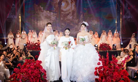2 nàng Á Hương Ly, Lê Phan Hạnh Nguyên rực rỡ trong trang phục váy cưới