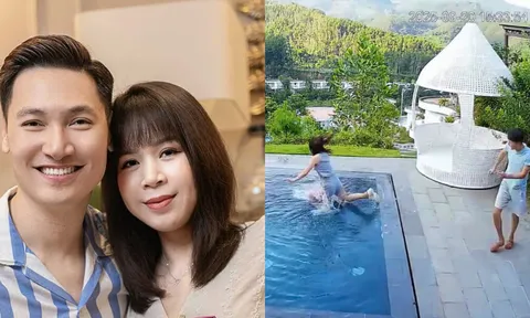Clip Mạnh Trường đẩy vợ ngã xuống bể bơi gây xôn xao mạng xã hội