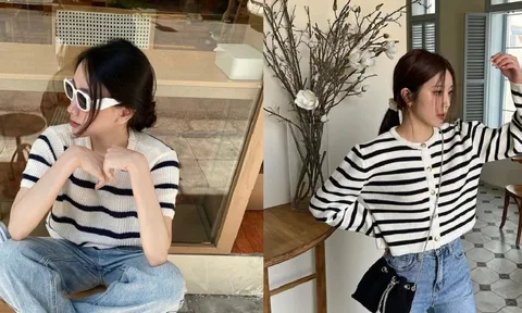 3 kiểu áo kẻ vừa sành điệu vừa nổi bật nàng đừng bỏ qua Thu này
