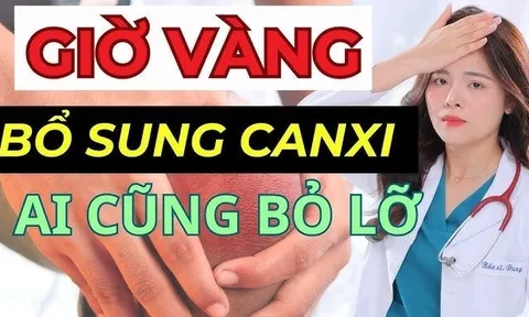 3 thời điểm tránh bổ sung canxi trong ngày, phản tác dụng