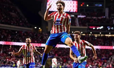 Hat-trick khẳng định vị thế của Julian Alvarez ở Atletico Madrid