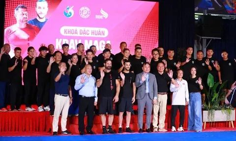Võ sư 8 đẳng Taekwondo thế giới tham gia lớp Đặc huấn Krav Maga tại TP.HCM