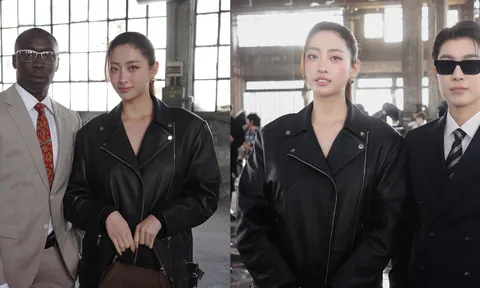 Góp mặt tại Fashion Show ở Ý, Lương Thuỳ Linh nổi bật bên Khaby Lame, Mew Suppasit và Trương Tân Thành.