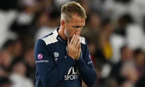 CHÍNH THỨC: West Ham sa thải HLV Graham Potter chỉ sau 5 vòng đấu