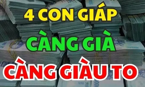 Khổ Trước Sướng Sau: 4 con giáp Vượng Vận nở muộn, phải lớn tuổi mới giàu