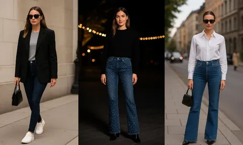 Đừng mặc skinny jeans nữa nếu chưa biết 7 xu hướng denim “làm mưa làm gió” Thu/Đông 2025